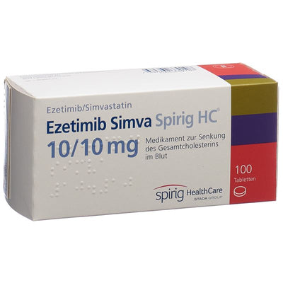 EZETIMIB SIMVA Spirig HC Tabl 10/10 mg 100 Stk