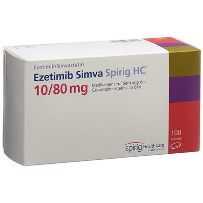 EZETIMIB SIMVA Spirig HC Tabl 10/80 mg 100 Stk