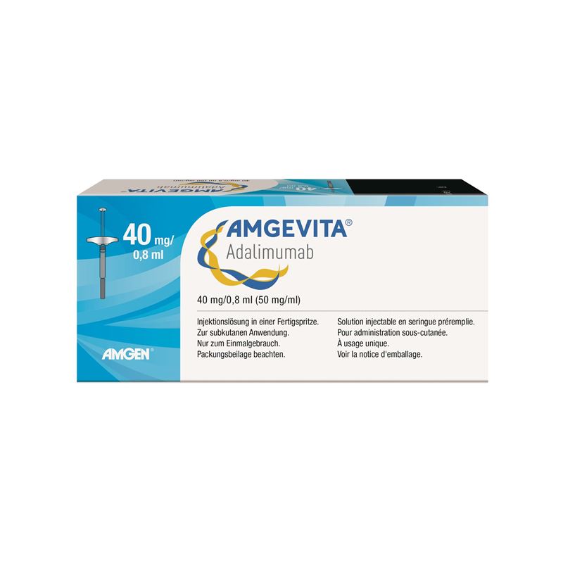 AMGEVITA Inj Lös 40 mg/0.8ml Fertspr