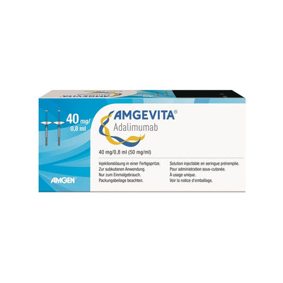 AMGEVITA Inj Lös 40 mg/0.8ml Fertspr 2 Stk