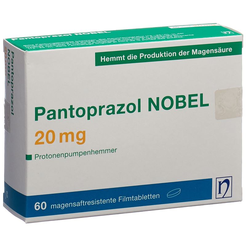 PANTOPRAZOL NOBEL Filmtabl 20 mg 60 Stk