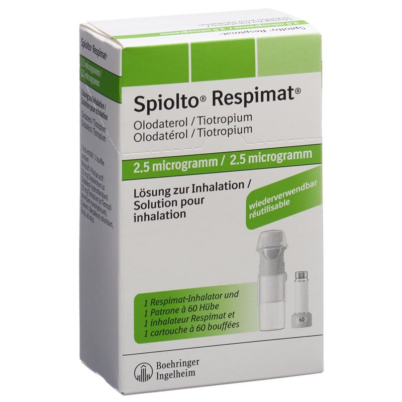 SPIOLTO Respimat 2.5 mcg/Hub wiederverw 60 Dos