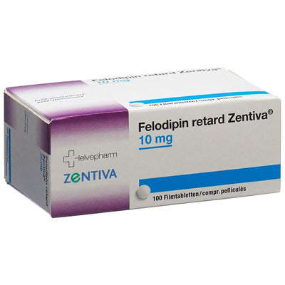 FELODIPIN retard Zentiva 10 mg 100 Stk