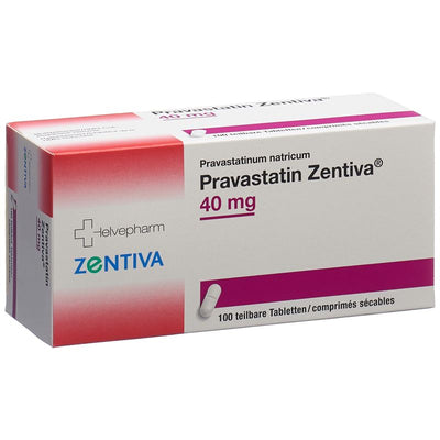 PRAVASTATIN Zentiva Tabl 40 mg 100 Stk