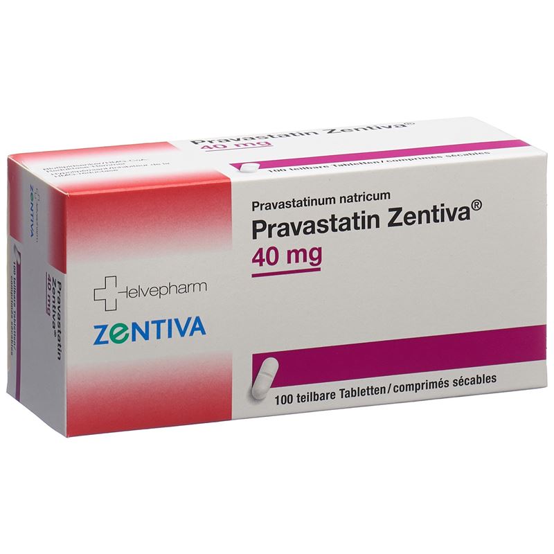 PRAVASTATIN Zentiva Tabl 40 mg 100 Stk