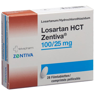 LOSARTAN HCT Zentiva Filmtabl 100/25 mg 28 Stk