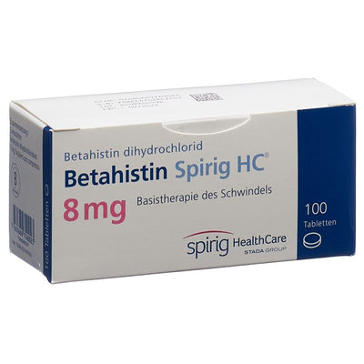 BETAHISTIN Spirig HC Tabl 8 mg 100 Stk