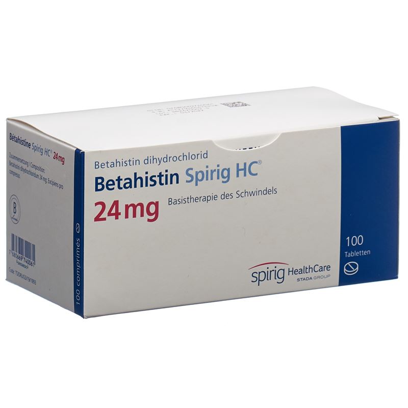 BETAHISTIN Spirig HC Tabl 24 mg 100 Stk