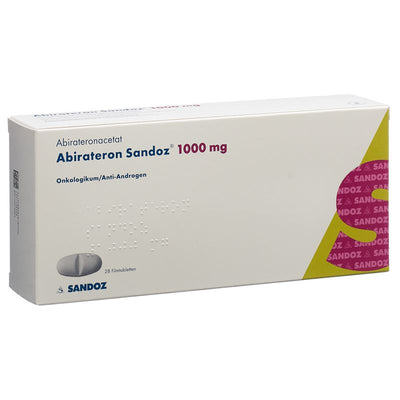 ABIRATERON Sandoz Filmtabl 1000 mg 28 Stk