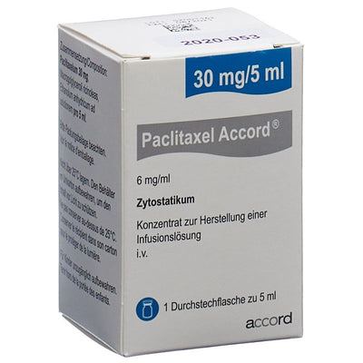 PACLITAXEL Accord 30 mg/5ml Durchstf 5 ml