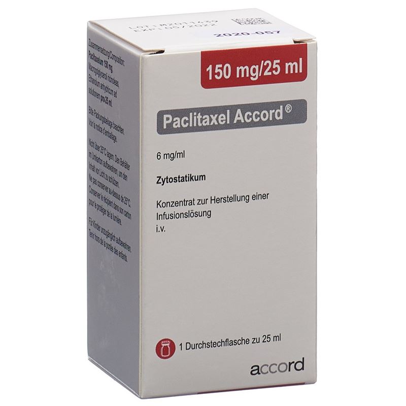 PACLITAXEL Accord 150 mg/25ml Durchstf 25 ml