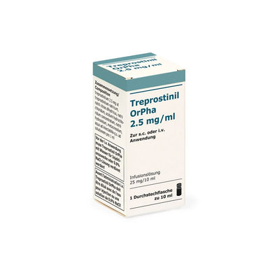 TREPROSTINIL OrPha Inf Lös 2.5 mg/ml 10 ml