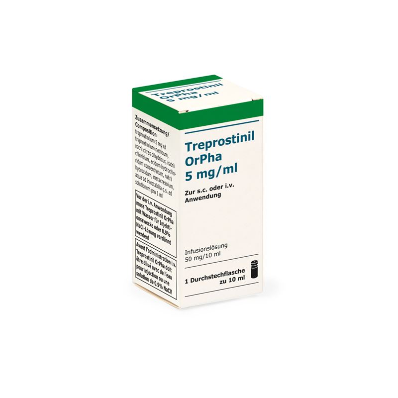 TREPROSTINIL OrPha Inf Lös 5 mg/ml 10 ml