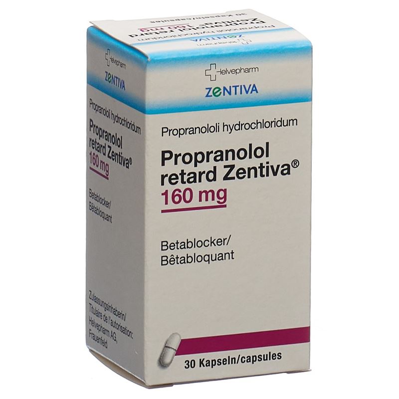 PROPRANOLOL retard Zentiva Ret Kaps 160 mg 30 Stk