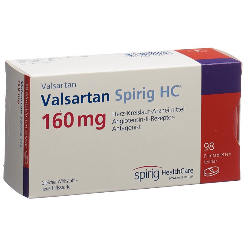 VALSARTAN Spirig HC Filmtabl 160 mg 98 Stk