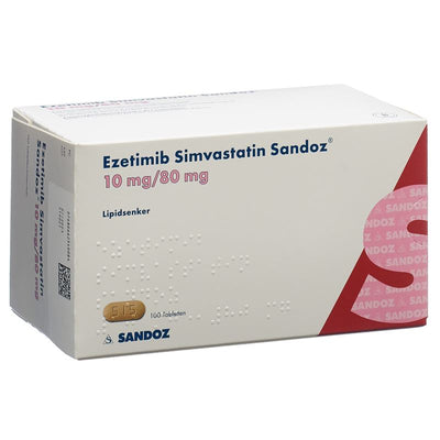 EZETIMIB SIMVASTATIN Sandoz Tabl 10/80 mg 100 Stk