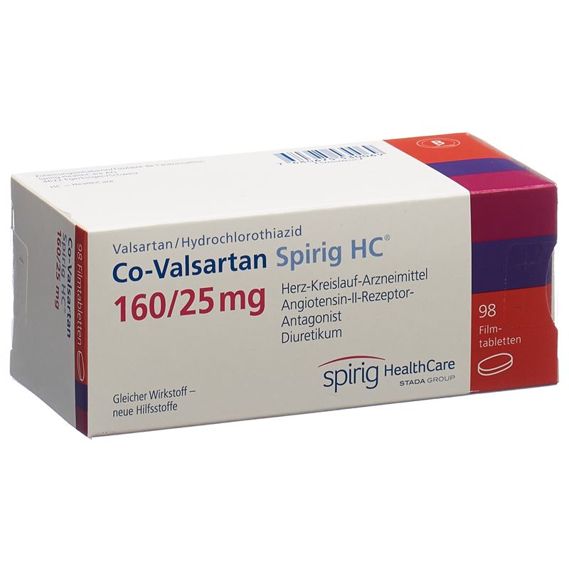 CO-VALSARTAN Spirig HC Filmtabl 160/25 mg 98 Stk