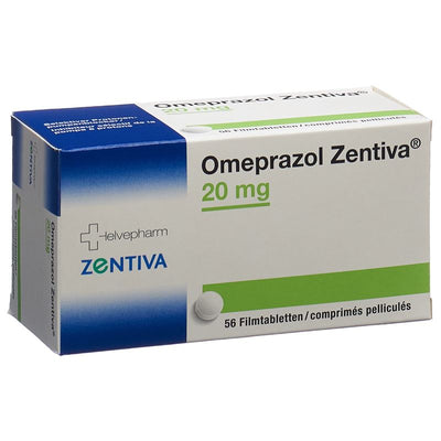 OMEPRAZOL Zentiva Filmtabl 20 mg 56 Stk