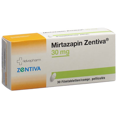 MIRTAZAPIN Zentiva Filmtabl 30 mg 30 Stk