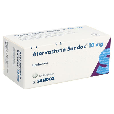 ATORVASTATIN Sandoz Filmtabl 10 mg 100 Stk