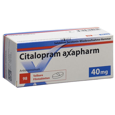 CITALOPRAM Axapharm Filmtabl 40 mg 98 Stk