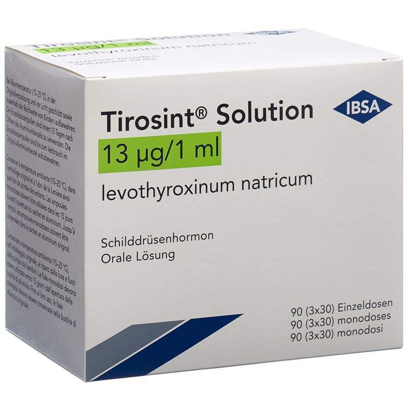 TIROSINT Solution 13 mcg 90 Amp 1 ml