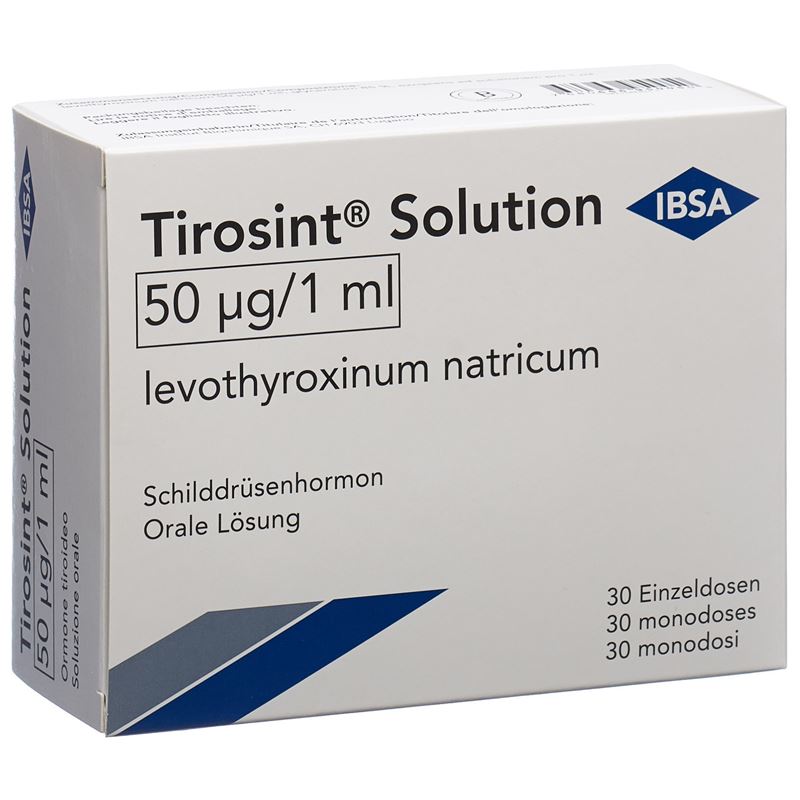 TIROSINT Solution 50 mcg 30 Amp 1 ml