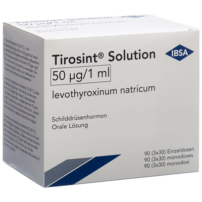 TIROSINT Solution 50 mcg 90 Amp 1 ml