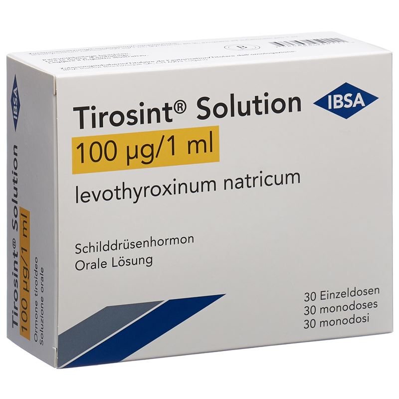 TIROSINT Solution 100 mcg 30 Amp 1 ml