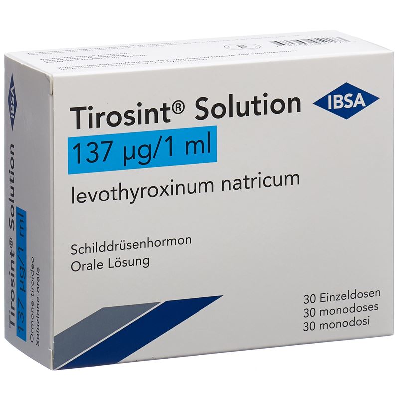 TIROSINT Solution 137 mcg 30 Amp 1 ml