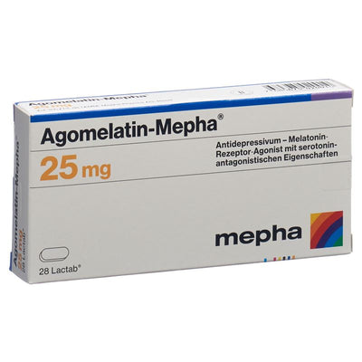 AGOMELATIN Mepha Filmtabl 25 mg 28 Stk