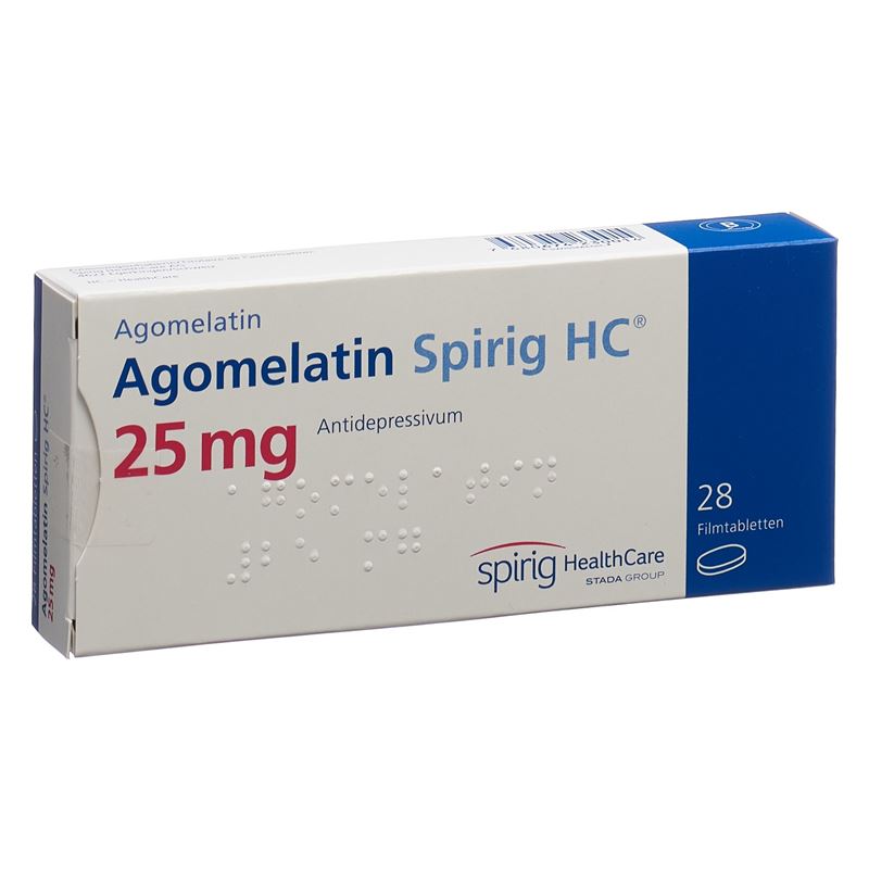 AGOMELATIN Spirig HC Filmtabl 25 mg 28 Stk