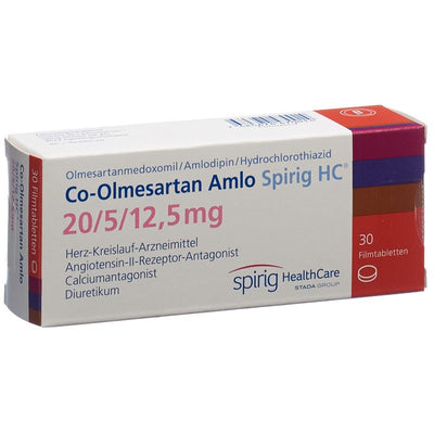 CO-OLMESARTAN AMLO Spirig HC 20/5/12.5mg 30 Stk