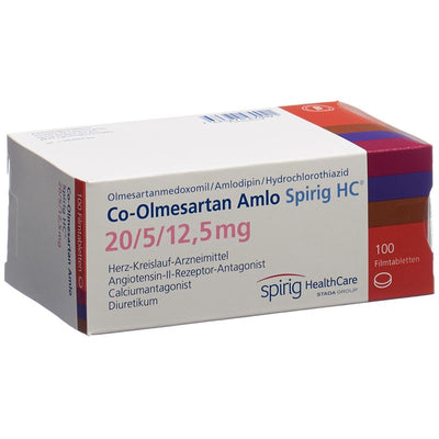 CO-OLMESARTAN AMLO Spirig HC 20/5/12.5mg 100 Stk