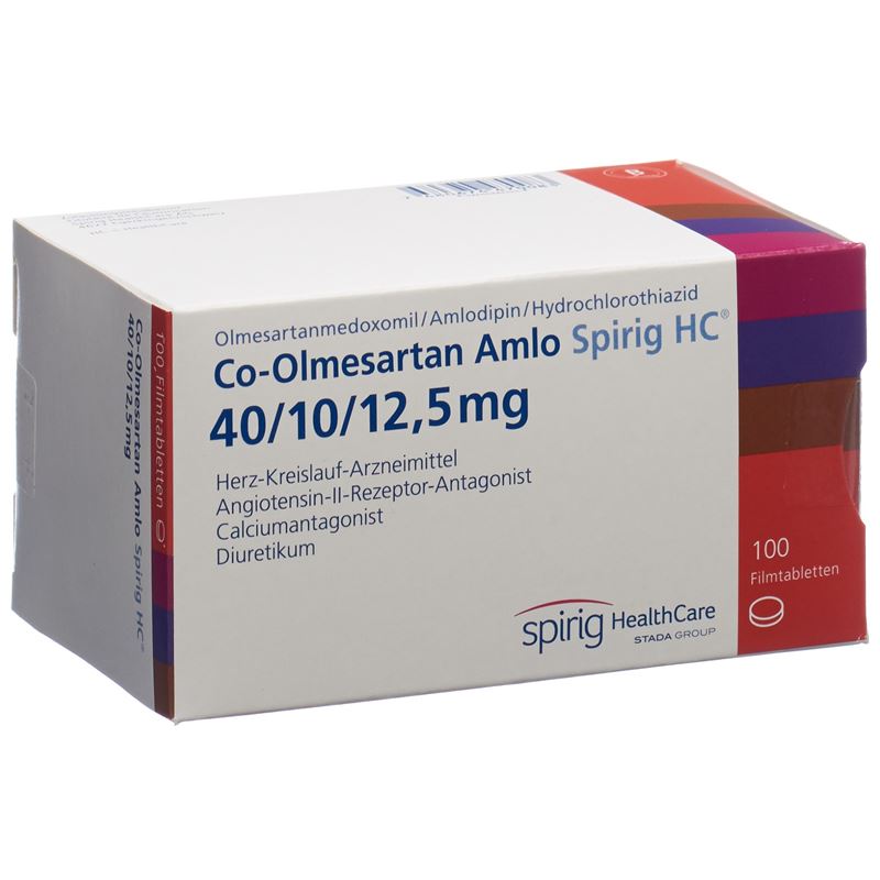 CO-OLMESARTAN AMLO Spirig HC 40/10/12.5mg 100 Stk