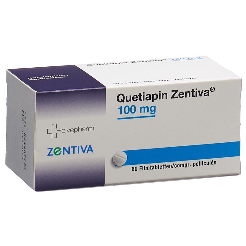 QUETIAPIN Zentiva Filmtabl 100 mg 60 Stk