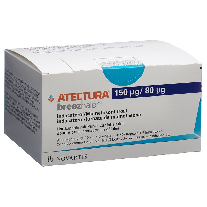 ATECTURA BREEZHALER Inh Kaps 150mcg/80mcg 90 Stk