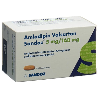 AMLODIPIN VALSARTAN Sandoz Filmtabl 5/160 98 Stk