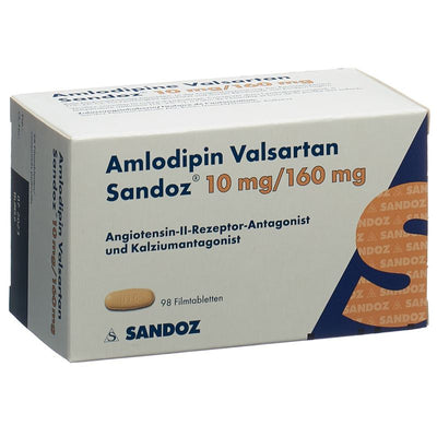 AMLODIPIN VALSARTAN Sandoz Filmtabl 10/160 98 Stk