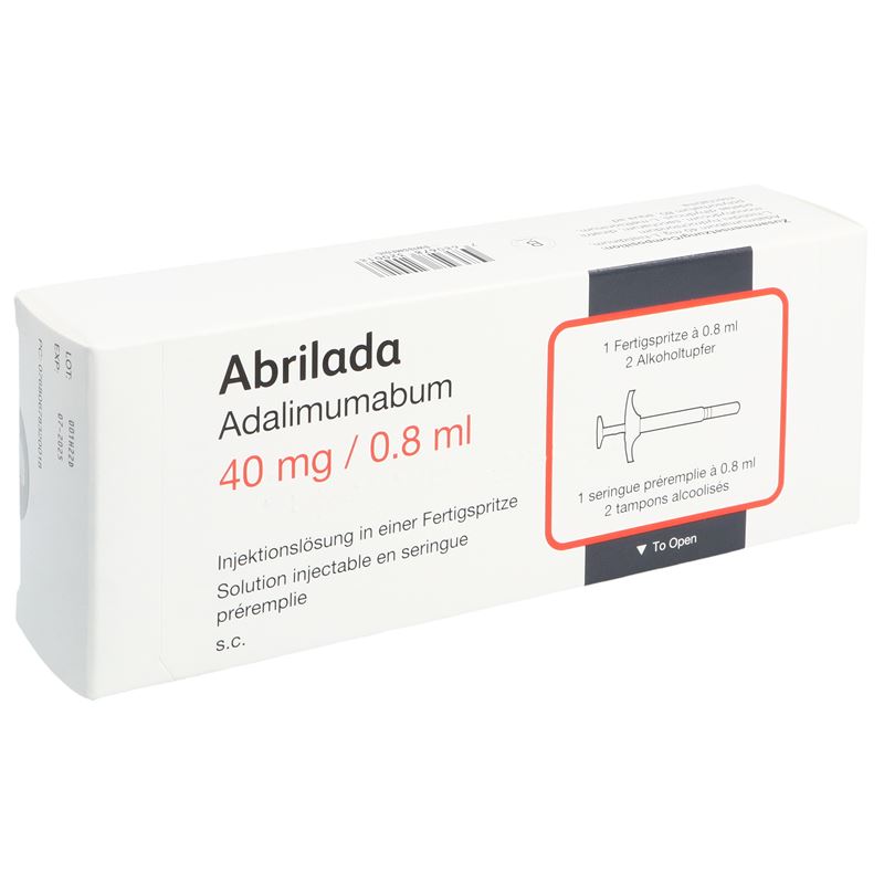 ABRILADA Inj Lös 40 mg/0.8ml Fertspr 0.8 ml