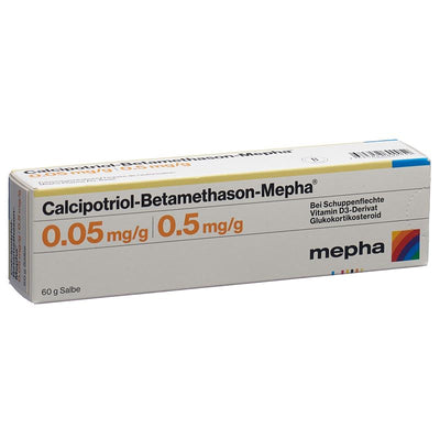 CALCIPOTRIOL Betamethason Mepha Salbe Tb 60 g