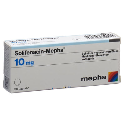 SOLIFENACIN Mepha Filmtabl 10 mg 30 Stk