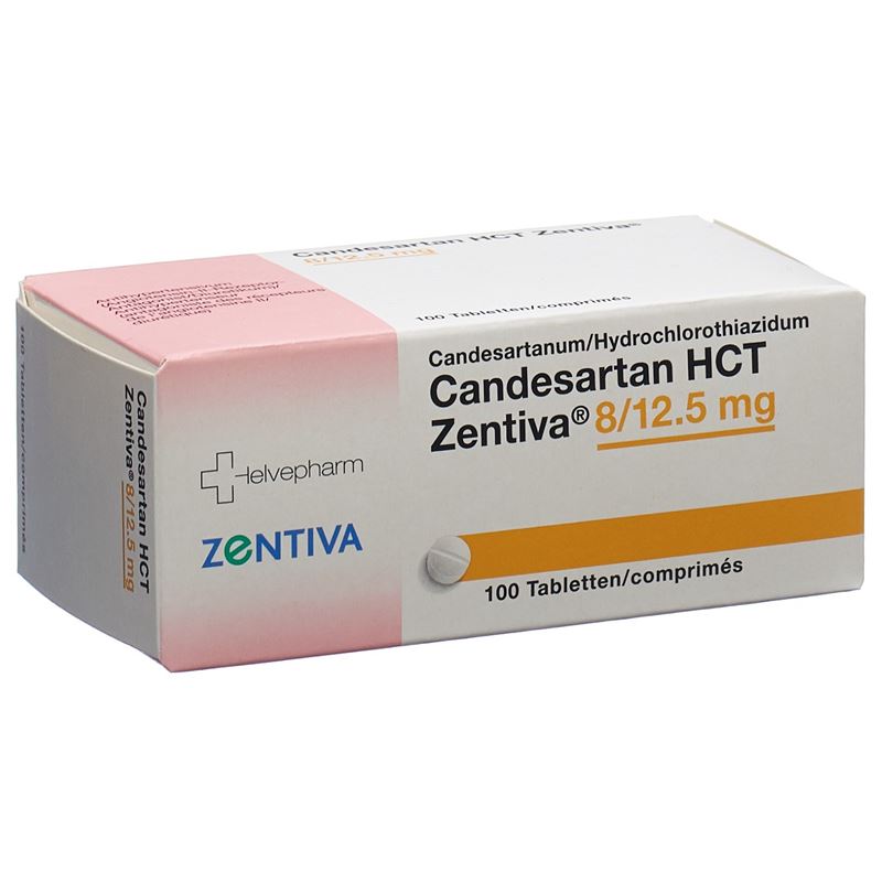 CANDESARTAN HCT Zentiva Tabl 8/12.5 mg 100 Stk