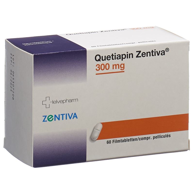 QUETIAPIN Zentiva Filmtabl 300 mg 60 Stk