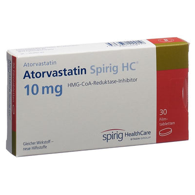 ATORVASTATIN Spirig HC Filmtabl 10 mg 30 Stk