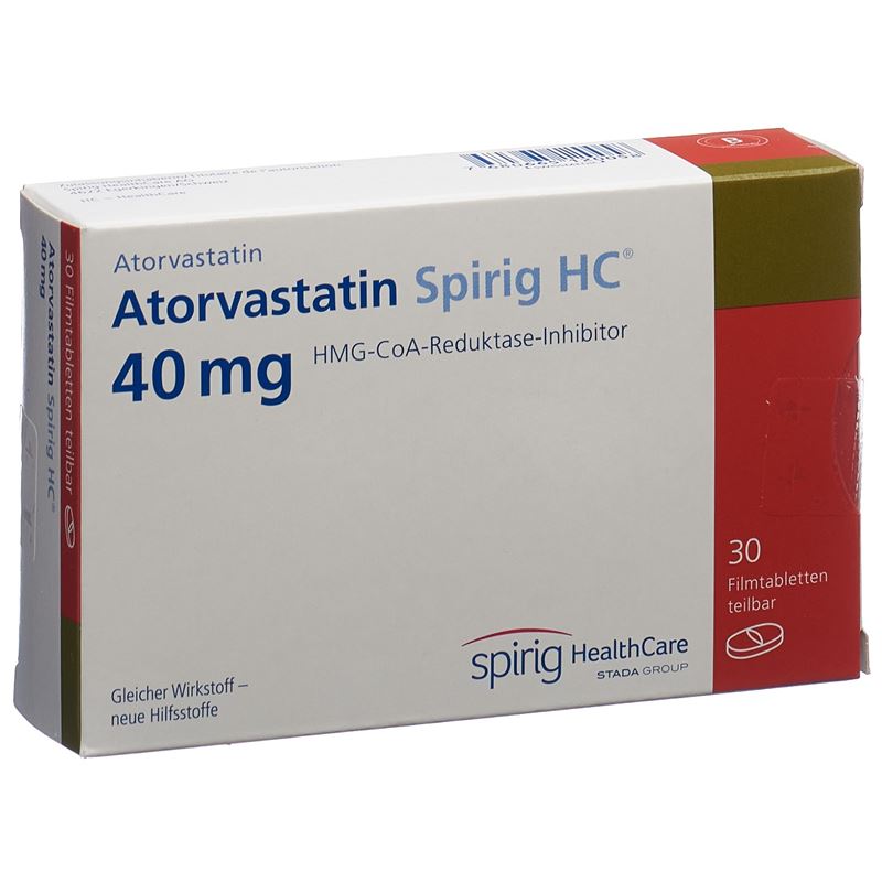 ATORVASTATIN Spirig HC Filmtabl 40 mg 30 Stk