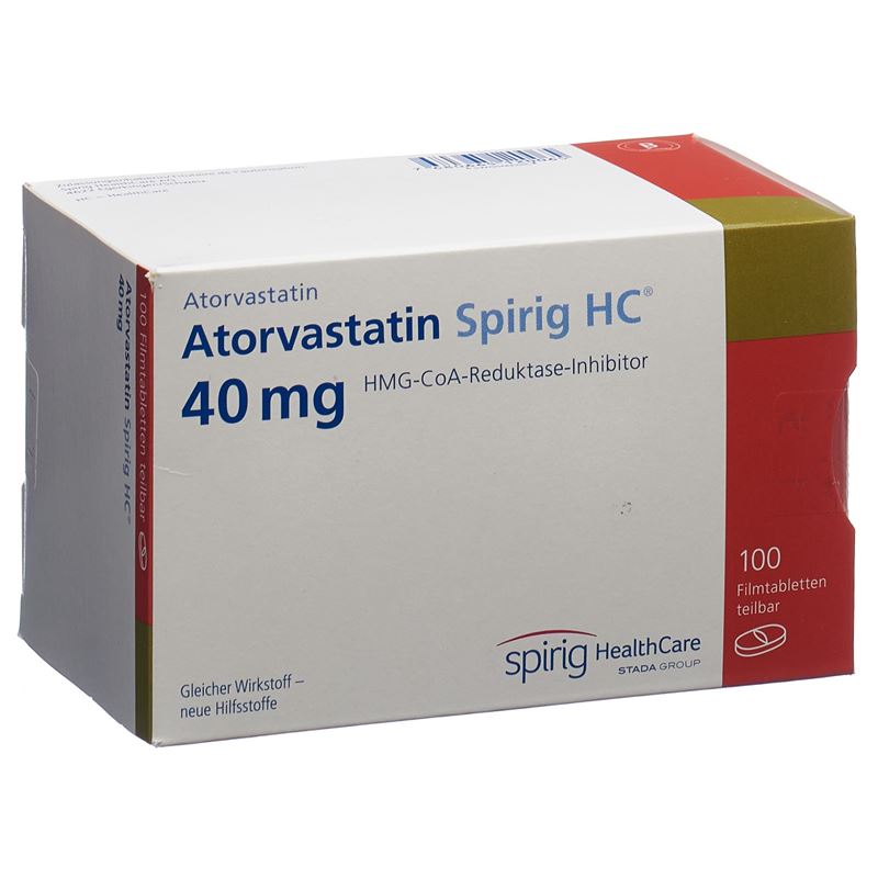 ATORVASTATIN Spirig HC Filmtabl 40 mg 100 Stk