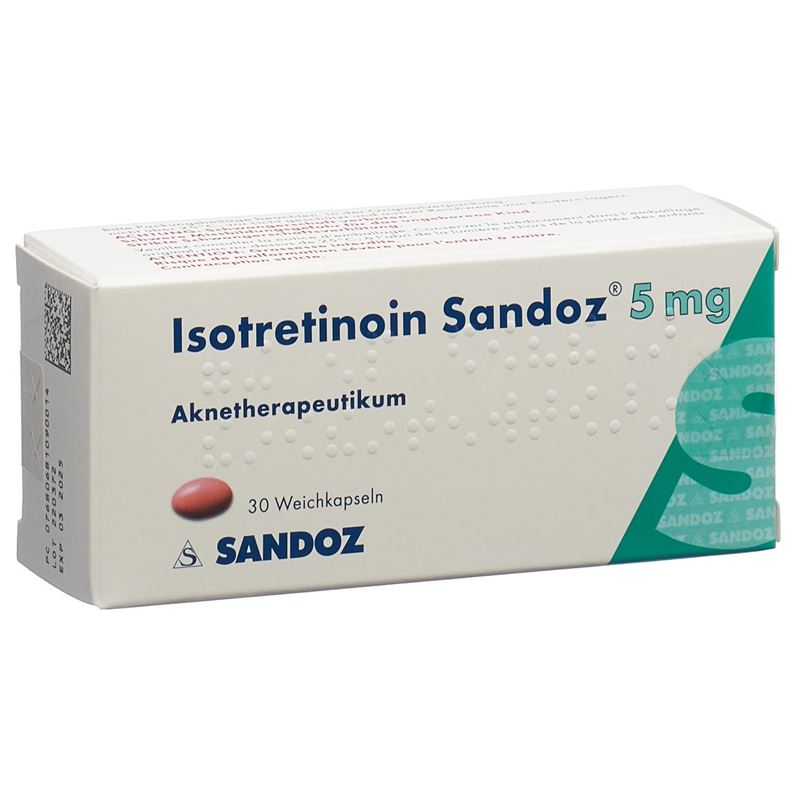 ISOTRETINOIN Sandoz Weichkaps 5 mg 30 Stk