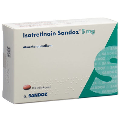 ISOTRETINOIN Sandoz Weichkaps 5 mg 100 Stk