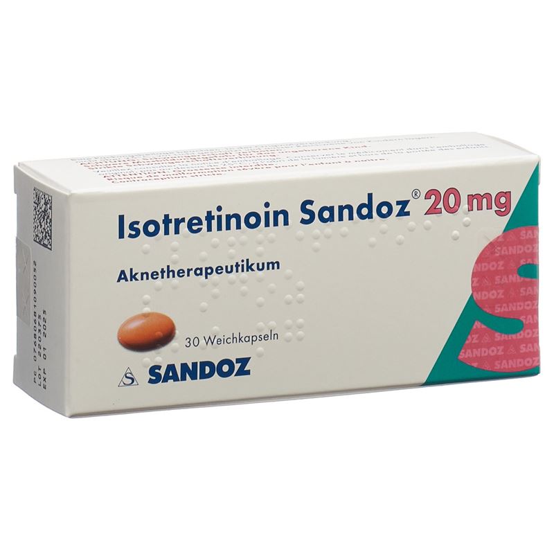 ISOTRETINOIN Sandoz Solucaps 20 mg 30 Stk